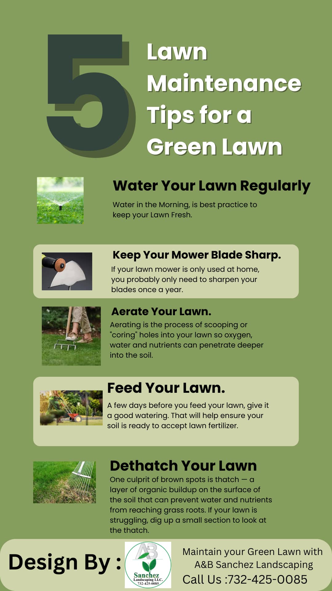 Lawn Maintenance Tips -A&B Sanchez Landscaping